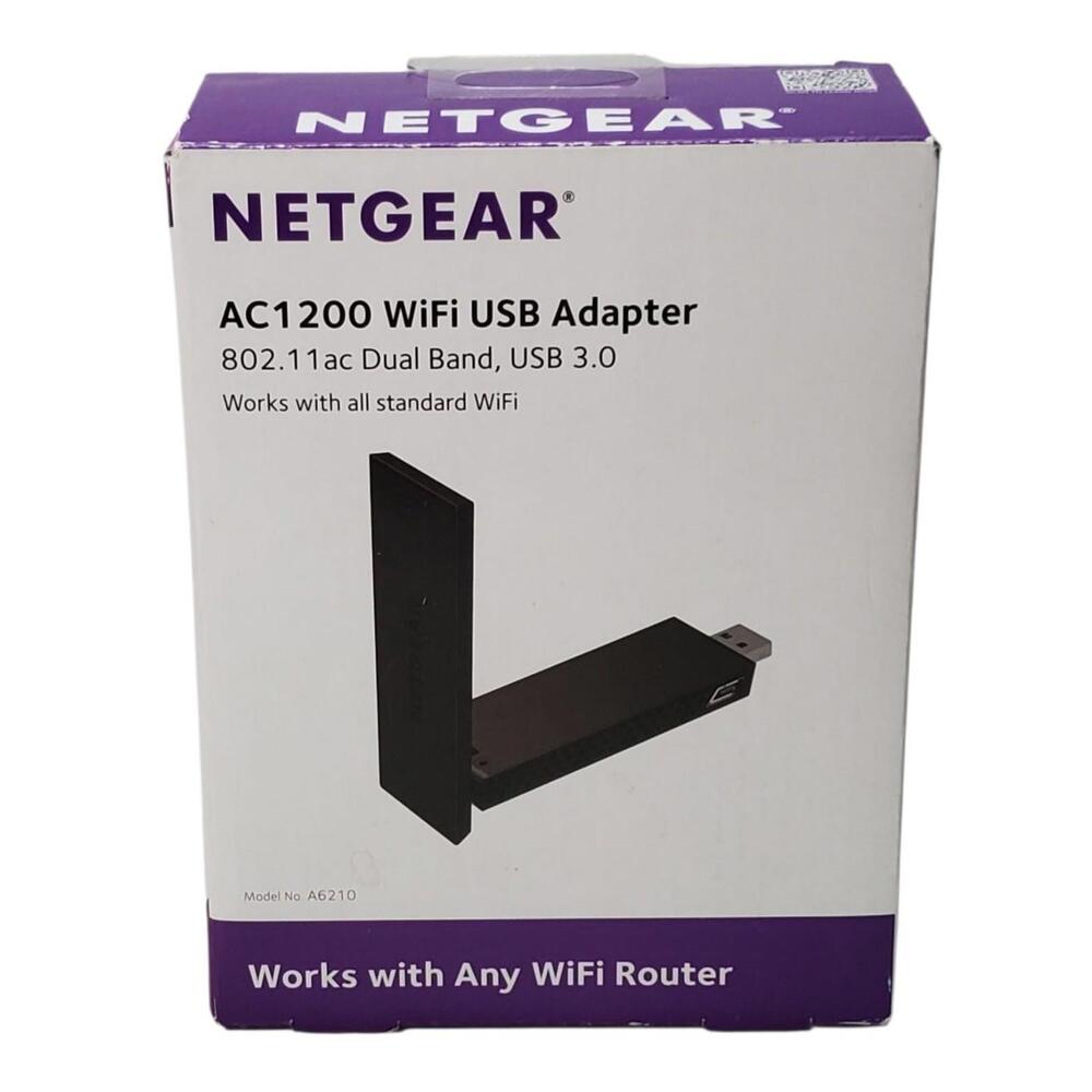 NETGEAR AC1200 USB Wi-Fi Adapter A6210-10000S R2 - Picture 3 of 9